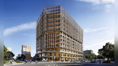 栃木会館跡地に足銀新本店、低層階はカフェや図書館に 31年度開業へ