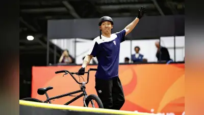 ＢＭＸ中村輪夢がアジア王者 開会式旗手の重圧乗り越え金