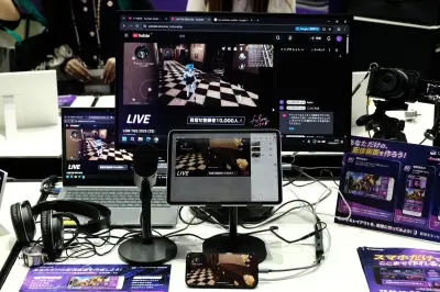 キヤノンがTGS2026で「Live Switcher Mobile」と3D変換アプリを実機デモ