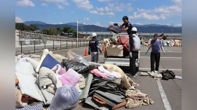 福井・坂井市で災害ごみ仮置き場開設、浸水被害165件に