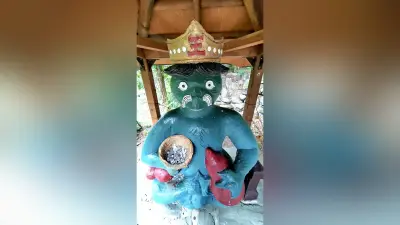 愛嬌たっぷり「かっぱ大王像」、定山渓温泉のシンボルとしてＰＲ