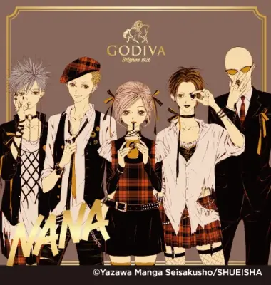 『NANA』×ゴディバ第2弾が本日発売 描きおろし「Black Stones」やショコリキサーも登場