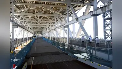 大鳴門橋自転車道、完成時期未定に 戦争遺構発見で工事遅れ