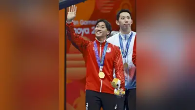 競泳男子200m平泳ぎで大橋信選手が世界新記録を樹立し金メダル獲得