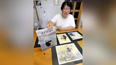 芭蕉門弟・惟然の生涯を絵本に 郷土史家・堀野さんが出版
