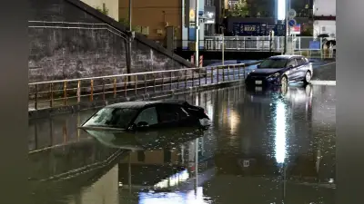 名古屋で観測史上最大の大雨、約200万人に避難指示 交通混乱