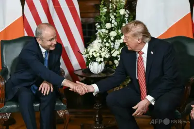 トランプ氏、アイルランド統一は「素晴らしい」と発言、英政府は合意順守を強調