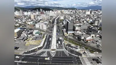 松山駅西口の都市計画道路が開通、約60年かけ整備完了…にぎわい施設は遅れ