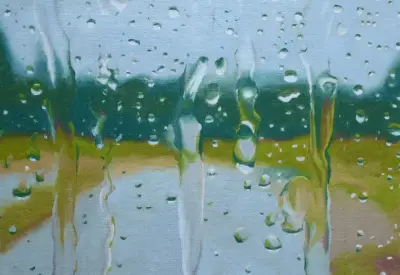 「拡大してやっとわかった」4時間で描いた水滴の油彩画が写真のようなみずみずしさ