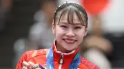 杉原愛子が個人総合初制覇、自国開催に「最高」 51歳チュソビチナも跳馬で存在感