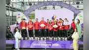 アジア大会2026歓迎式典始まる 名古屋港で和太鼓演奏