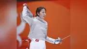 アジア大会フェンシング女子サーブル団体で佐野選手、銀メダル獲得