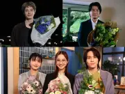 塩野瑛久・佐々木希ら『告白』クランクアップ、松村北斗との掛け合いに感謝
