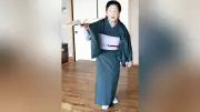 日本舞踊教室を開く１００歳の毛利陽子さん「年齢を言い訳にせず」