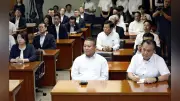 福岡県議会議長選、自民と非自民が39票で同数に 協議のため休憩