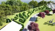 浜名湖SAに複合レジャー施設「ワン・シーナ」18日開業、全国初の立体迷路3種