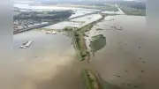 印旛沼堤防決壊、国と県が応急復旧着手…台風26号接近に備え1週間で完了目指す