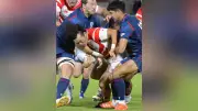 ラグビー日本、米国に63-14で大勝 19日決勝でフィジーと対戦