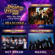 JO1、NCT DREAM、MAZZELが『テレ朝ドリフェス2026』ヘッドライナーに決定