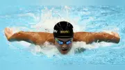 アジア大会競泳男子400m個人メドレー 小島夢貴が大会新記録で金