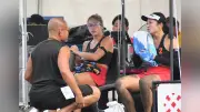 アジア大会開幕、ビーチバレー松本姉妹が快勝発進「犬山めっちゃ映った」