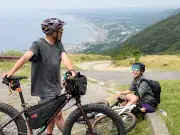 函館・汐首山で野生馬と出会うMTBライドツアーに参加してきた