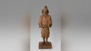 村山琴泉「天狗像」、県立近代美術館で展示へ 気迫あふれる牙彫から木彫への転換期の傑作