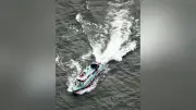 琵琶湖の水上バイク転落事故、新たに男性1人発見 救助向かった男性の捜索続く