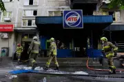 ロシアの倉庫攻撃で物流混乱、ウクライナのスーパーから商品消える