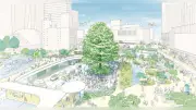 新宿駅西口駅前広場のデザイン計画公表、歩行者空間を大幅拡大へ