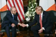 トランプ氏、アイルランド統一は「素晴らしい」と発言、英政府は合意順守を強調