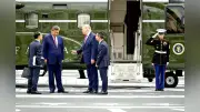 トランプ氏、マリーンワンを異例公開…習氏が機内に乗り込み見学