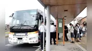 台風25号で運休の千葉JR、代行バス運行開始 内房線は台数不足で見送り
