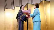 第42回読売書法展中部展で表彰式、篆刻部門に日比野さん準大賞