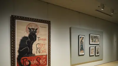 黒猫が鍵握る19世紀末芸術、荏原畠山美術館でスタンラン展
