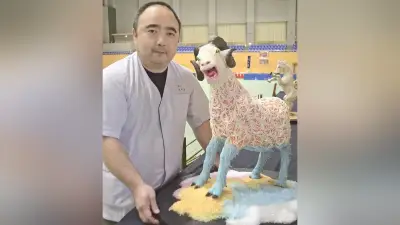 岐阜・中津川市で菓子まつり開幕、新作工芸菓子「昇る未」も展示