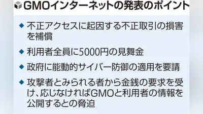 ＧＭＯ、不正アクセスで政府に能動的サイバー防御の緊急要請…発動なら初