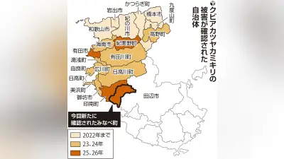 クビアカ被害、和歌山県中部へ拡大 薬剤散布の補助金創設へ