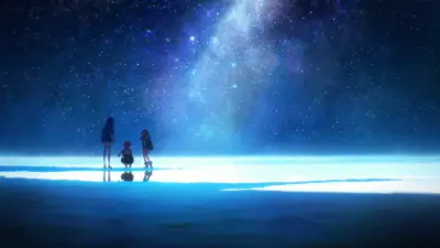 『魔法騎士レイアース』ノンクレジットED映像公開 夜の海辺で煌めく3人