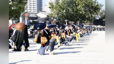 長湫の警固祭り、女性3人が初参加 愛知・長久手市で鉄砲隊が勇壮に演舞