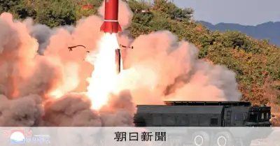 北朝鮮が戦術弾道ミサイル発射、韓国の極超音速実験に対抗か
