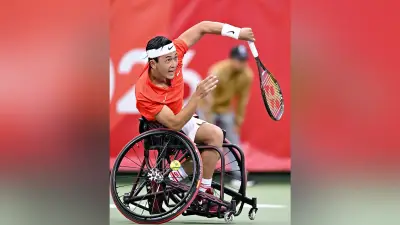 車いすテニス小田凱人、地元名古屋で2冠達成「地元で金、最高」