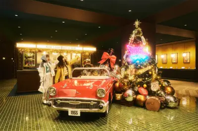 1955東京ベイでオールドアメリカンなクリスマスイベント開催、コーラをテーマに