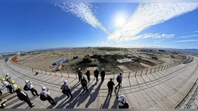 万博跡地、ほぼ更地に 大屋根リングは200mのみ残存