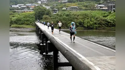 雨の四万十川ウルトラマラソン、１００キロ男子は藤原拓さん初優勝