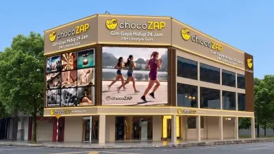 RIZAP、マレーシア2号店「chocoZAP SS15店」をオープン、初の3フロア一棟型で最大規模