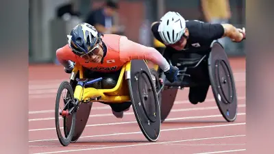 佐藤友祈、車いす１００ｍ大会新で金 アジアパラ、日本勢表彰台独占
