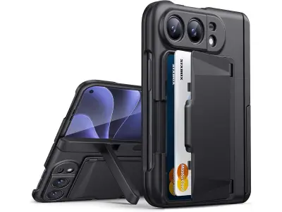 VihibiiのiPhone Duo用ケース、隠しポケット搭載でカードや名刺を収納可能に