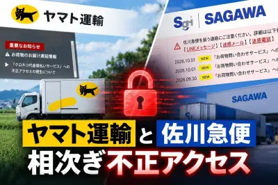 ヤマト運輸と佐川急便に不正アクセス、個人情報流出の可能性