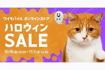 ワイモバイル、ハロウィンセール開始 事務手数料無料やPayPayポイント増額